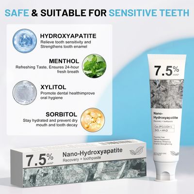 Adult Hydroxyapatite Toothpaste Fluoride Free Gentle Formula For Sensitive Teeth