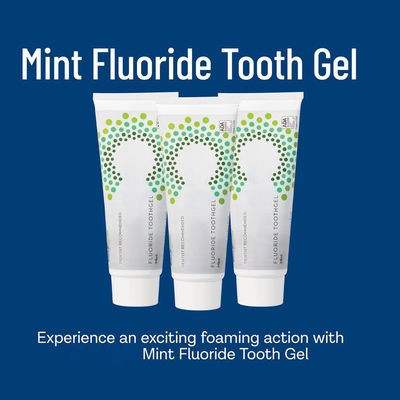 3PCS Mint Fluoride Toothpaste Gel Prevents Cavities Gingivitis And Plaque ADA Approval