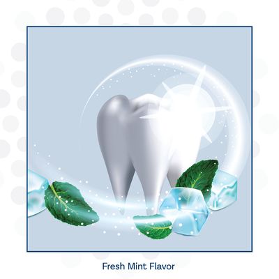 3PCS Mint Fluoride Toothpaste Gel Prevents Cavities Gingivitis And Plaque ADA Approval
