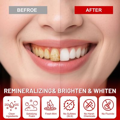SP-6 Probiotics Hydroxyapatite Tooth Paste Tablets Mint Fresh Travel Size 62 Count No SLS