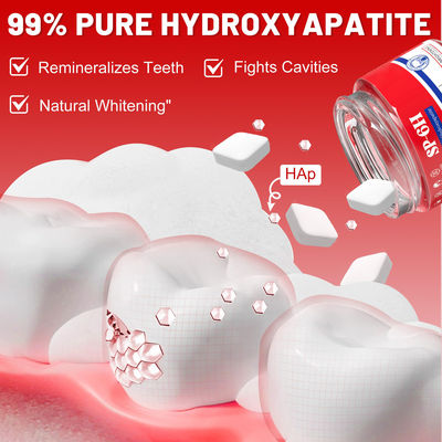 SP-6 Probiotics Hydroxyapatite Tooth Paste Tablets Mint Fresh Travel Size 62 Count No SLS