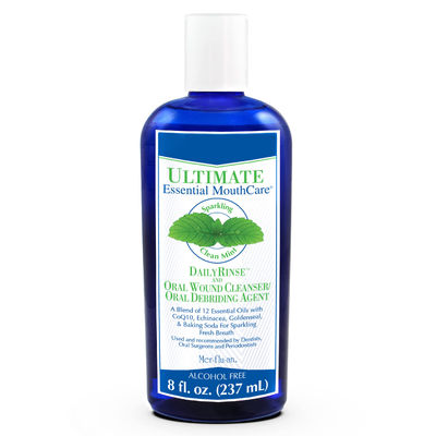 237ml Alcohol Free Mouthwash Mint Baking Soda Mouth Rinse With Essential Oils