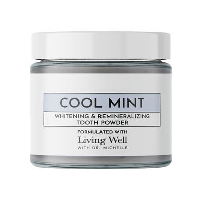 Non GMO Remineralizing Tooth Powder Fluoride Free Natural Oral Care Gently Cleans