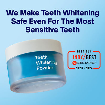 Cool Mint Flavour Teeth Whitening Powder Enamel Safe 6 Month Supply
