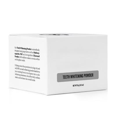 Remineralizing Hydroxyapatite Teeth Whitening Powder 0.5oz Enamel Protection OEM