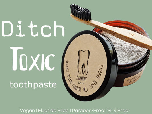 Fluoride Free Remineralizing Toothpaste Powder Vegan Gluten Free 1.5oz Custom Logo