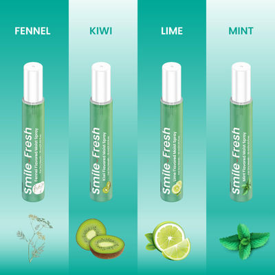 4Packs Flavoured Dry Mouth Spray Xylitol Alcohol Free 0.33 Oz/Pack 