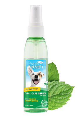 Fresh Breath Oral Care Spray For Dogs And Cats Pet Bad Breath Treatment 4 Oz