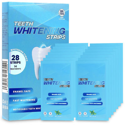 Professional Dental Enamel Safe Whitening Strips Individually Wrapped 28 Strips