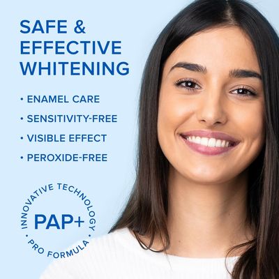 Mint Flavor Tooth Whitening Strips With Calcium Formula For Gentle Dental Care 28 Pack