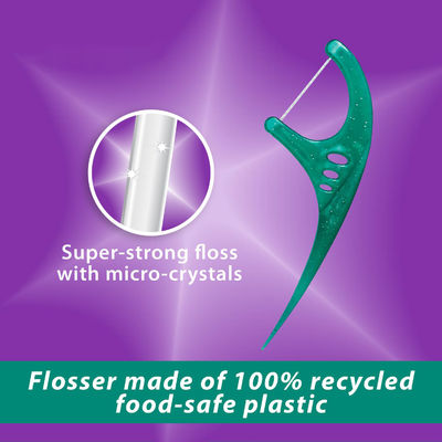 270 Count Sustainable Floss Picks Super Strong Mint For Cleaning Between Teeth