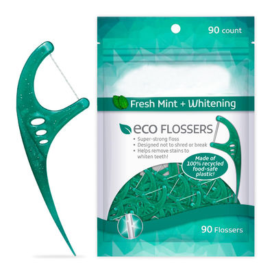 270 Count Sustainable Floss Picks Super Strong Mint For Cleaning Between Teeth