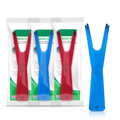 OEM 3 Pack Reusable Teeth Floss Handle Environmentally Friendly Gum Health