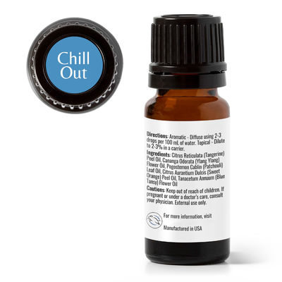 Natural Aromatherapy Essential Oil Blend For Stress And Calming Relief 100% Pure 10 ML