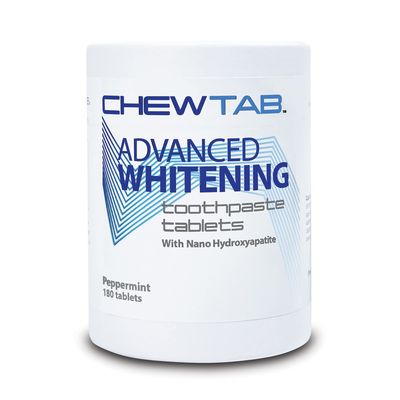 180 Count Whitening Toothpaste Tablets With Nano Hydroxyapatite Enamel Strengthening