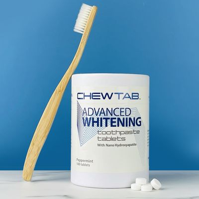 180 Count Whitening Toothpaste Tablets With Nano Hydroxyapatite Enamel Strengthening