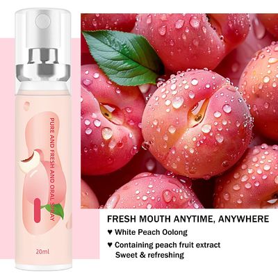 6PCS Oral Breath Spray Mouth Freshener Spray Oral Care 3 Flavors For Adults