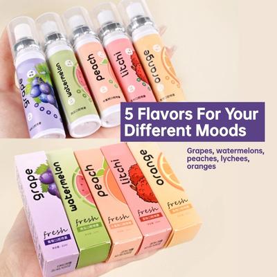 Customized 5PCS Mouth Spray For Bad Breath , Fruit Oral Breath Spray Dry