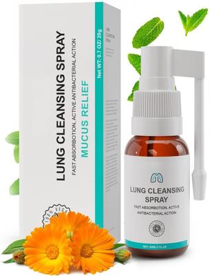 1 Oz Lung Cleansing Spray Respiratory Support Mucus Relief And Lung Cleanse