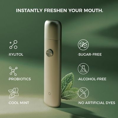 Rechargeable Smart Electric Oral Spray Probiotic Fresh Breath With 4 Flavors Cartridges