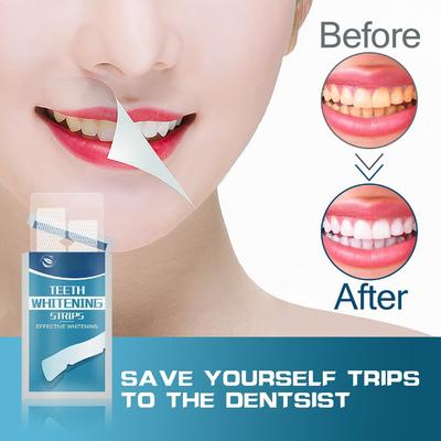 56 Pack Teeth Whitening Strips Non Slip 28 Day Fast Remove Smoking Coffee Wine Stains