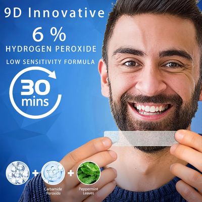 9D Whitening Strips For Sensitive Teeth Professional Enamel Safe Formula 14Pairs 28Strip