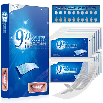 9D Whitening Strips For Sensitive Teeth Professional Enamel Safe Formula 14Pairs 28Strip