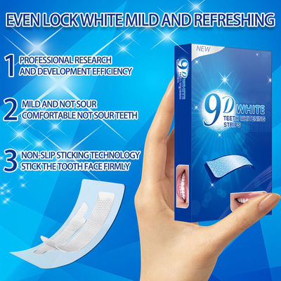 9D Whitening Strips For Sensitive Teeth Professional Enamel Safe Formula 14Pairs 28Strip