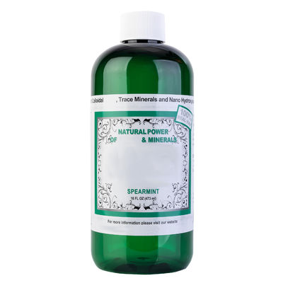 Customized Logo Nano Hydroxyapatite Mouthwash Spearmint Flavor BPA Free 16 Oz 473ml
