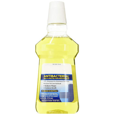 Antibacterial Multi Protection Mouthwash 24 Oz 5 Pack Plaque Removal OEM Logo