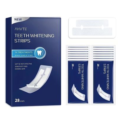 Enamel Safe Natural Teeth Whitening Kit 14 Treatments Whitening Strips For Sensitive Teeth