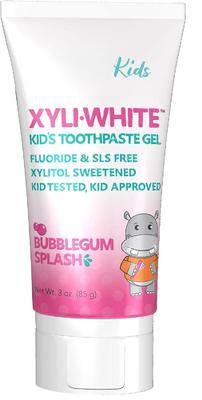 Custom Logo Toothpaste Gel For Kids Bubblegum Splash Flavor 3 Ounce 2 Pack