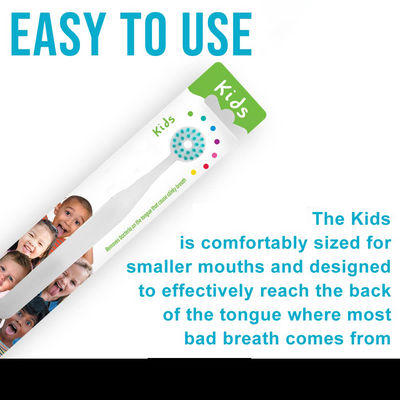 Strawberry Flavor Kids Tongue Cleaner Paste Gel Enriched With Zinc 2 Set