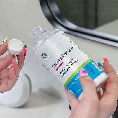 OEM Aligner And Retainer Cleaner Invisalign Cleaning Crystals Mint Flavor