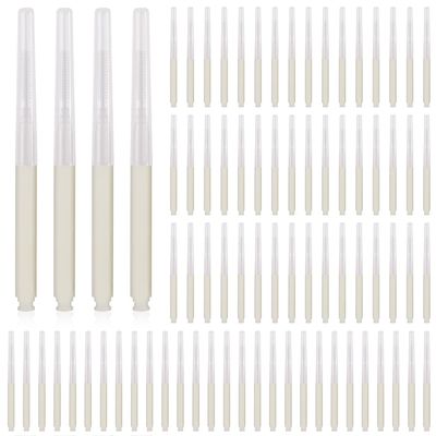 Interdental Brush Picks 80 PCS Braces Brush Disposable Toothpick White Colors