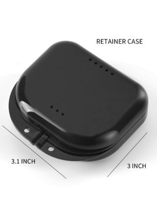 3 Pack Retainer Cleaner Case Partial Denture Cleaning Case Cup And Brush