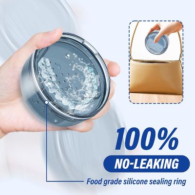Denture 2 In 1 Retainer Case No Leak Denture Bath Container 3.78" x 2.24"