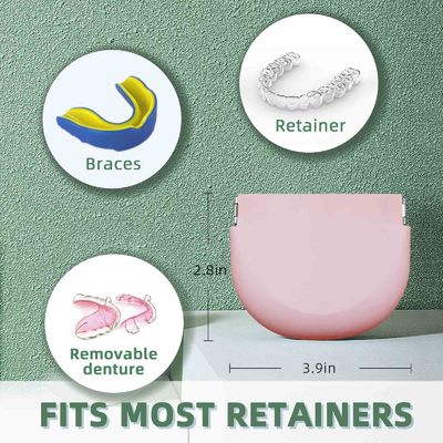 Multiple Uses Silicone Retainer Case With Lanyard Travel Holder For Women Kids Men