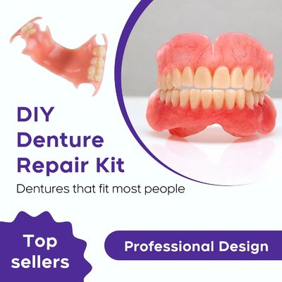 DIY Fake Teeth Repair Kit Missing Teeth Long Or Short Term Denture Solution