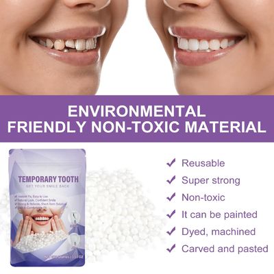 100 Grams Tooth Repair Kit Moldable Beads For Teeth Repair DIY Natural Filling Fake Teeth