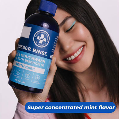 Concentrated Water Flosser Rinse Mouthwash Mint Flavor 2 Pack 33.8 Fl.Oz
