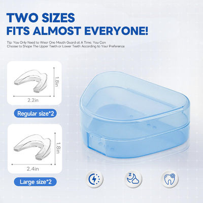 Mouthguard To Prevent Grinding Teeth Mouth Guard For Sleep 4 Pack 2 Sizes