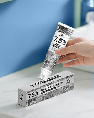 Leave On Whitening Toothpaste Featuring Included Components Teeth Whitening Gel and Mint Flavor to Remove Surface Stains
