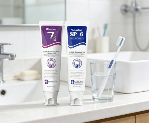 SP-6 Probiotic Whitening Toothpaste with Hydroxyapatite Technology for 24-Hour Fresh Breath and Enamel Remineralization