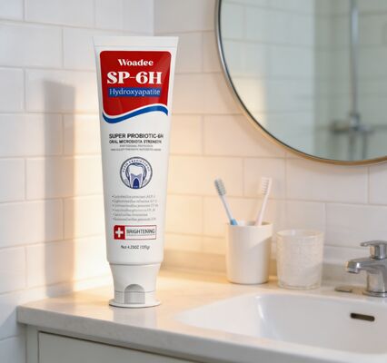 SP-6H Formula Probiotic Toothpaste with Hydroxyapatite for Enamel-Safe Whitening