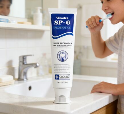 SP-6H Formula Probiotic Toothpaste with Hydroxyapatite for Enamel-Safe Whitening