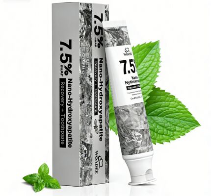 10% Medical-Grade Nano Hydroxyapatite Toothpaste - Fluoride-Free Whitening Toothpaste for Enamel Repair