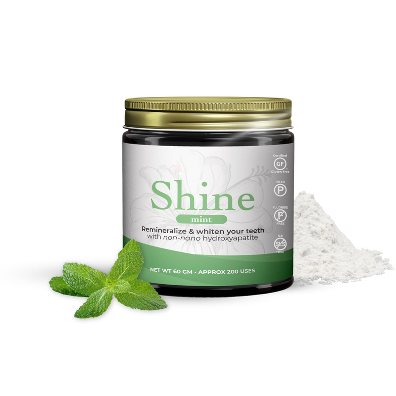 Remineralizing Tooth Powder With Hydroxyapatite , Fluoride Free Tooth Repair Powder