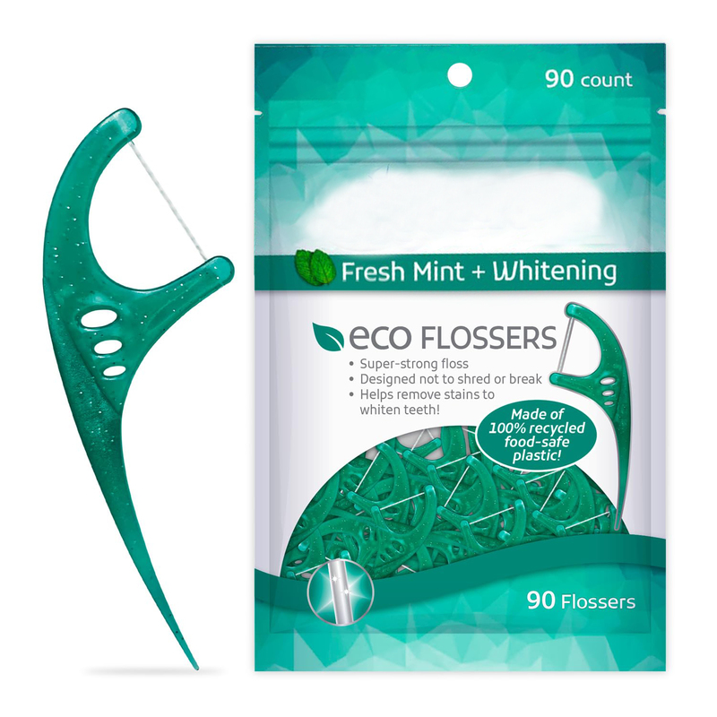 270 Count Sustainable Floss Picks Super Strong Mint For Cleaning Between Teeth
