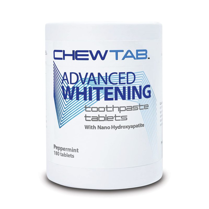 180 Count Whitening Toothpaste Tablets With Nano Hydroxyapatite Enamel Strengthening